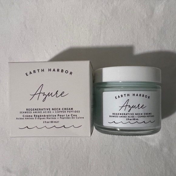 🌊NIB🌊 EARTH HARBOR Azure Regenerative Neck Creme 2oz - Picture 2 of 9